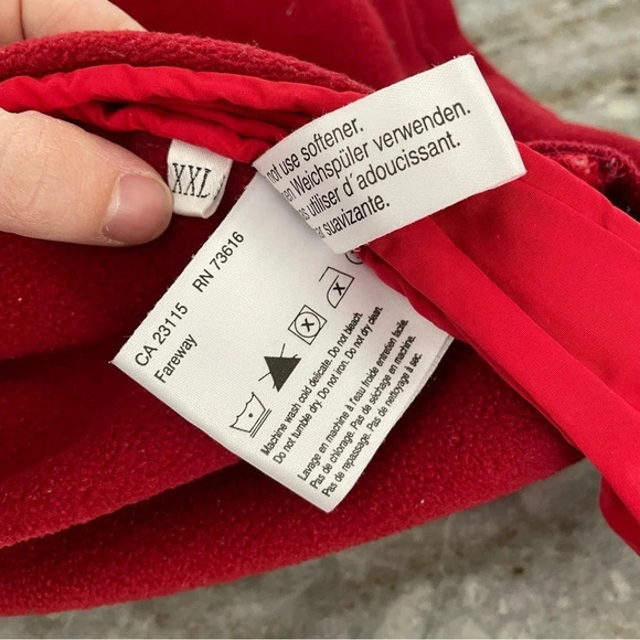 Boss HUGO BOSS Golf Fareway Red Fleece Vest XXL - Picture 7 of 10